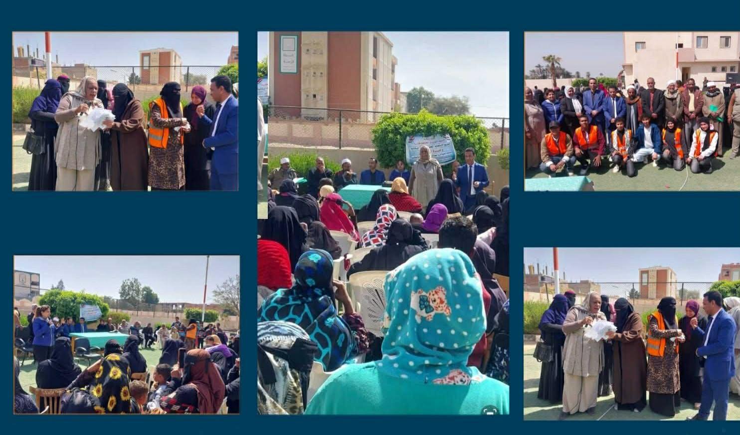 بتوجيهات محافظ قنا.. حملة سكانية وتنموية شاملة تخدم 550 مواطنًا بقرية حجازة قبلي بقوص