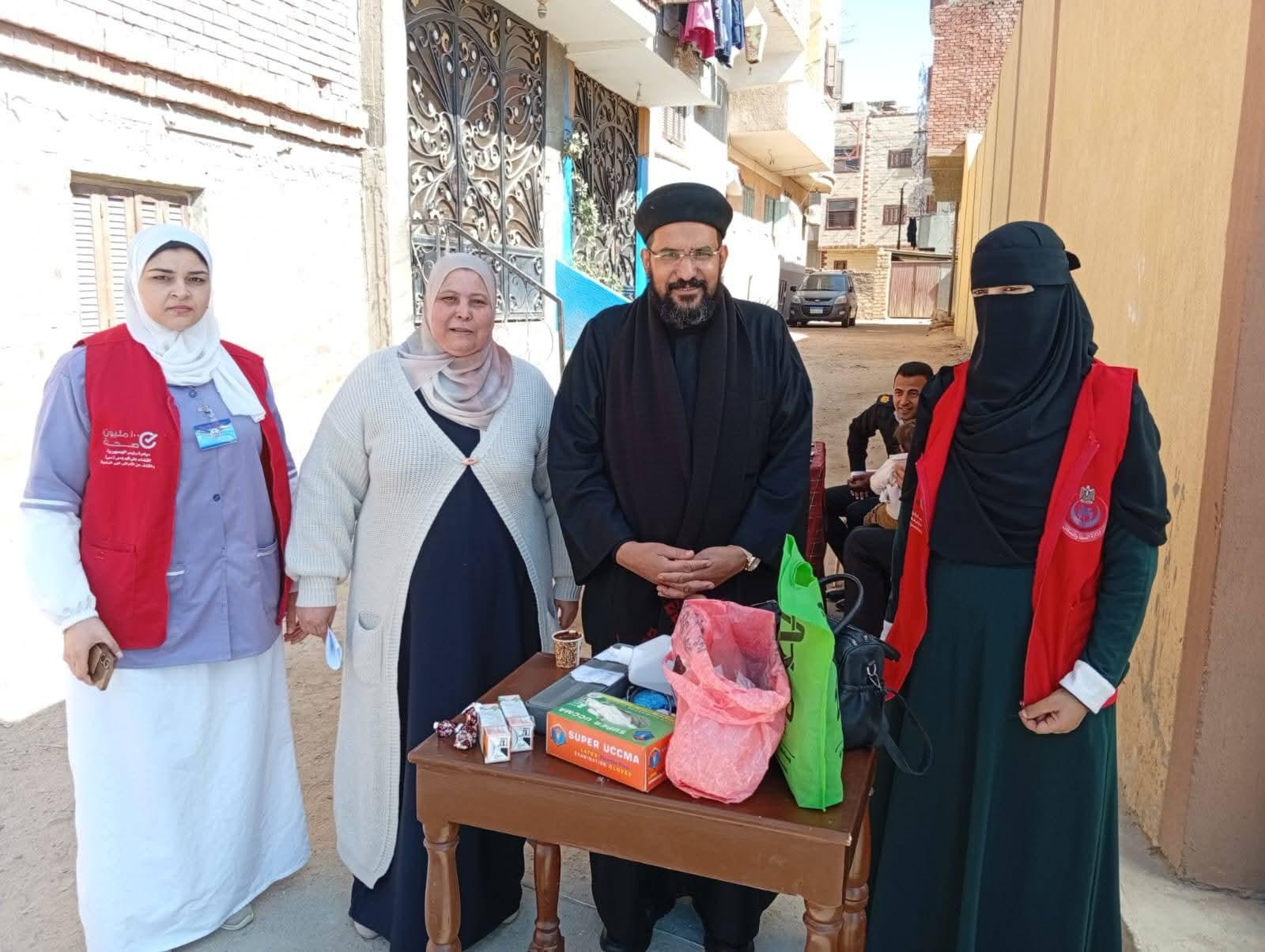 فرق ١٠٠ مليون صحة وتنظيم الأسرة تشارك بالتأمين الطبي لاحتفالات قداس عيد القيامة المجيد بالإسماعيلية