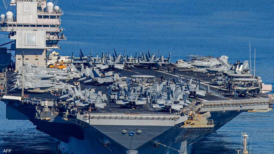 عودة اكبر حاملة الطائرات "يو إس إس جيرالد فورد" تستعد للعودة إلى حرب إيران