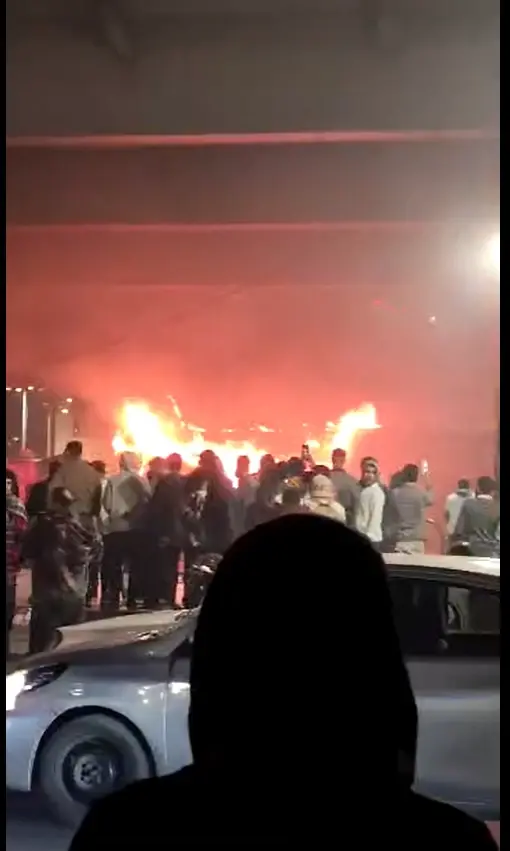 حريق بأكشاك مجاورة لمحطة مصر في رمسيس