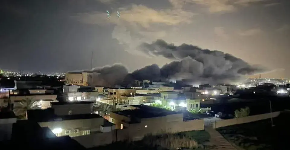 استهداف مجمع "سيد الشهداء" الثقافي شرق الموصل بغارة جوية أمريكية