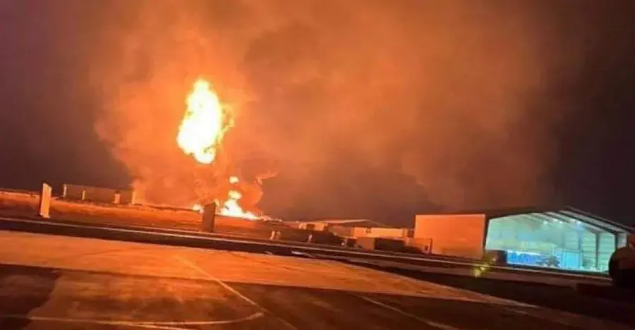 العراق :سقوط طائرة مسيرة قرب مطار بغداد الدولي.