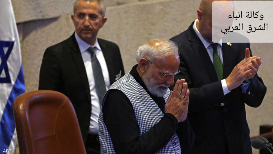 مودي : الهند تقف إلى جانب إسرائيل "بثبات"