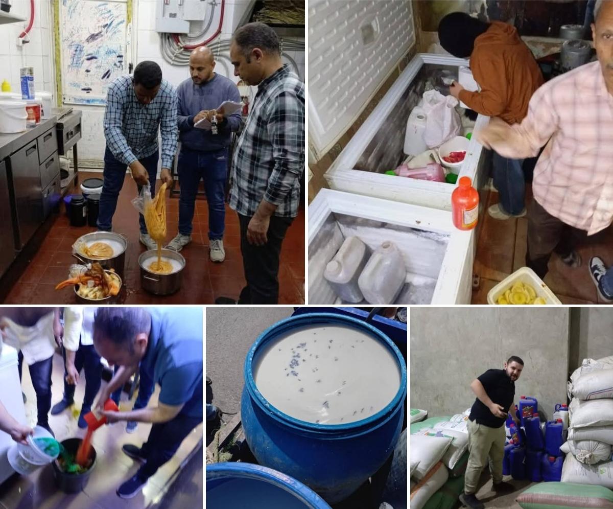 محافظ المنيا يتابع نتائج الحملات المكبرة ويؤكد استمرار الرقابة على الأسواق ضبط ألبان غير صالحة بمطاي وغلق 34 منشأة مخالفة خلال 72 ساعة