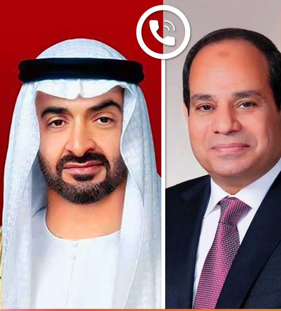 الرئيس السيسي يؤكد تضامن مصر مع الإمارات في مواجهة العدوان الإيراني