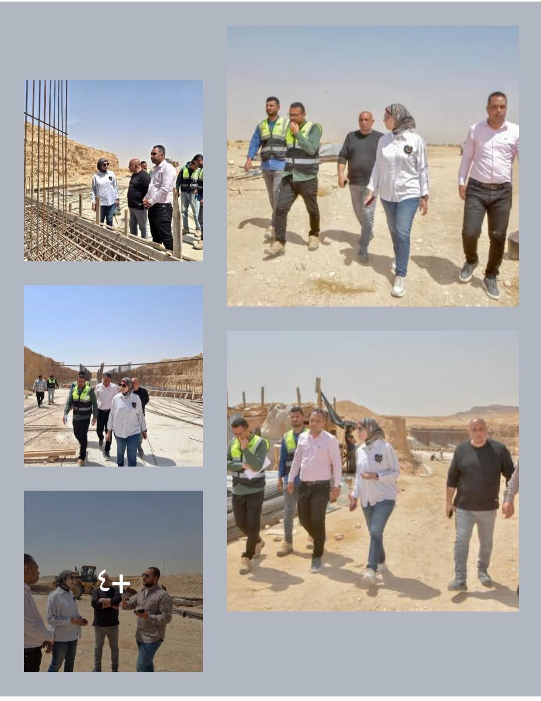 جولة ميدانية لمتابعة تنفيذ كوبري الربط الاستراتيجي بالسويس الجديدة.
