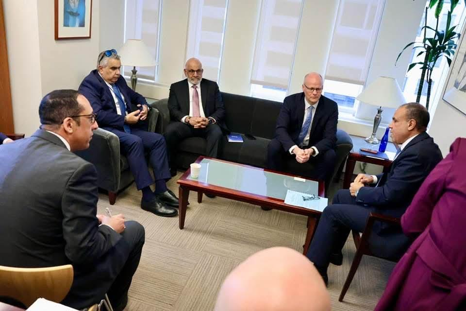 وزير الخارجية يؤكد ثوابت الموقف المصري من القضية الفلسطينية ويبحث مع البنك الدولي دعم إعادة إعمار غزة