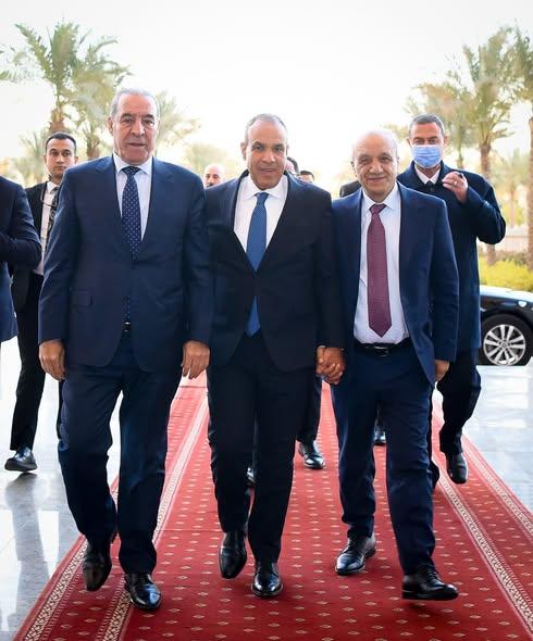 وفد فلسطيني في القاهرة.