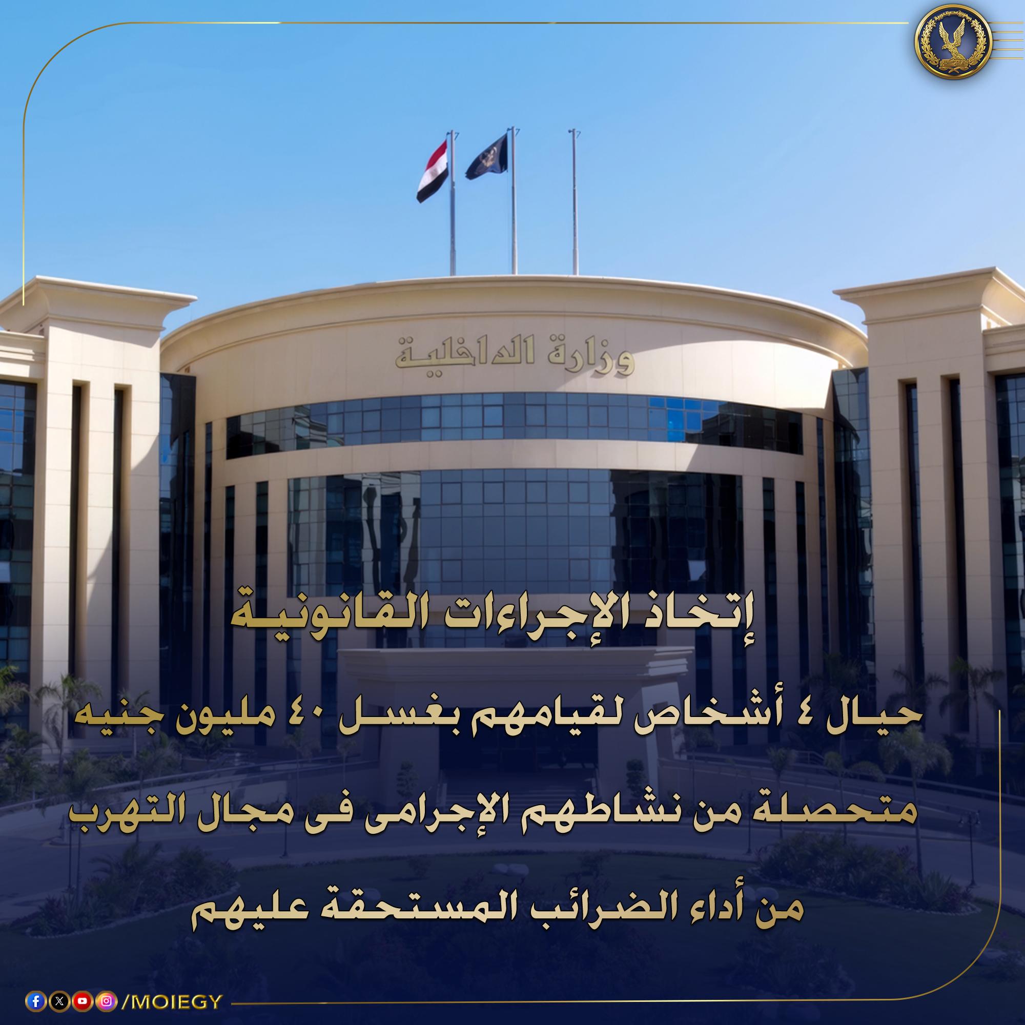 مصر / مكافحة جرائم غسل الأموال وتتبع ثروات ذوى الأنشطة الإجرامية