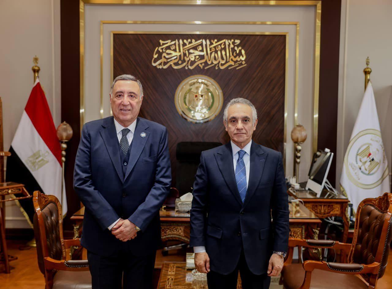 وزير العدل يستقبل رئيس المحكمة الدستورية العليا