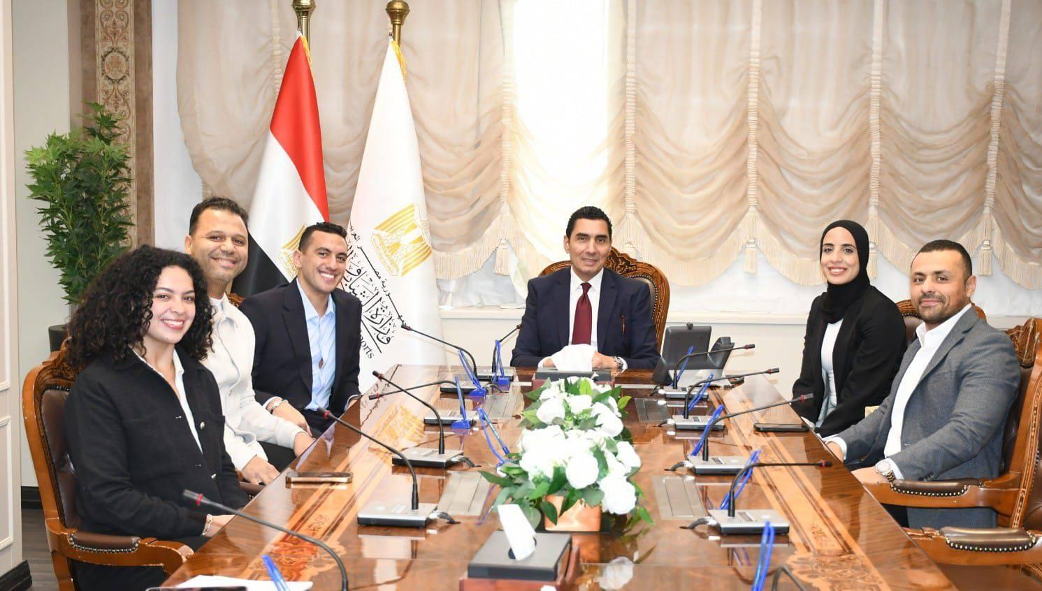 جوهر:يلتقي لجنة اللاعبين باللجنة الأولمبية المصرية لبحث دعم الأبطال والاستعدادات المقبلة