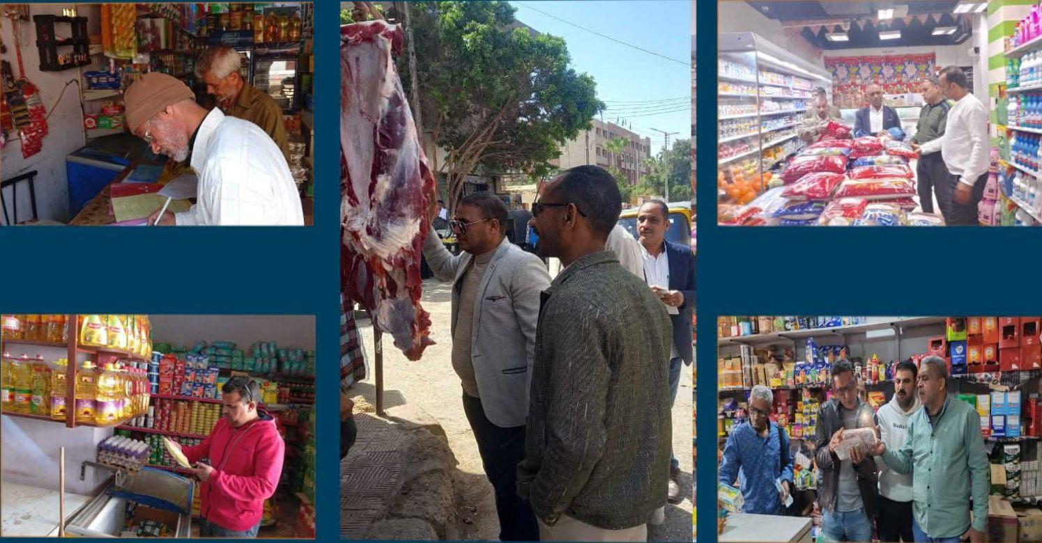 محافظ قنا: تحرير 61 محضرا خلال حملات رقابية مكثفة بمراكز دشنا ونقادة والوقف وفرشوط لضبط الأسواق