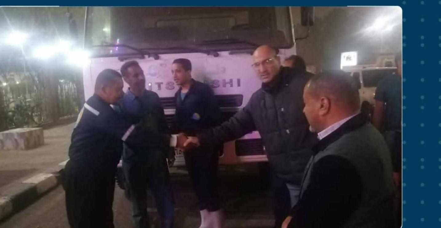 تنفيذاً لتوجيهات المحافظ.. السكرتير العام لقنا يتفقد جاهزية معدات "التدخل السريع" لمواجهة تقلبات الطقس