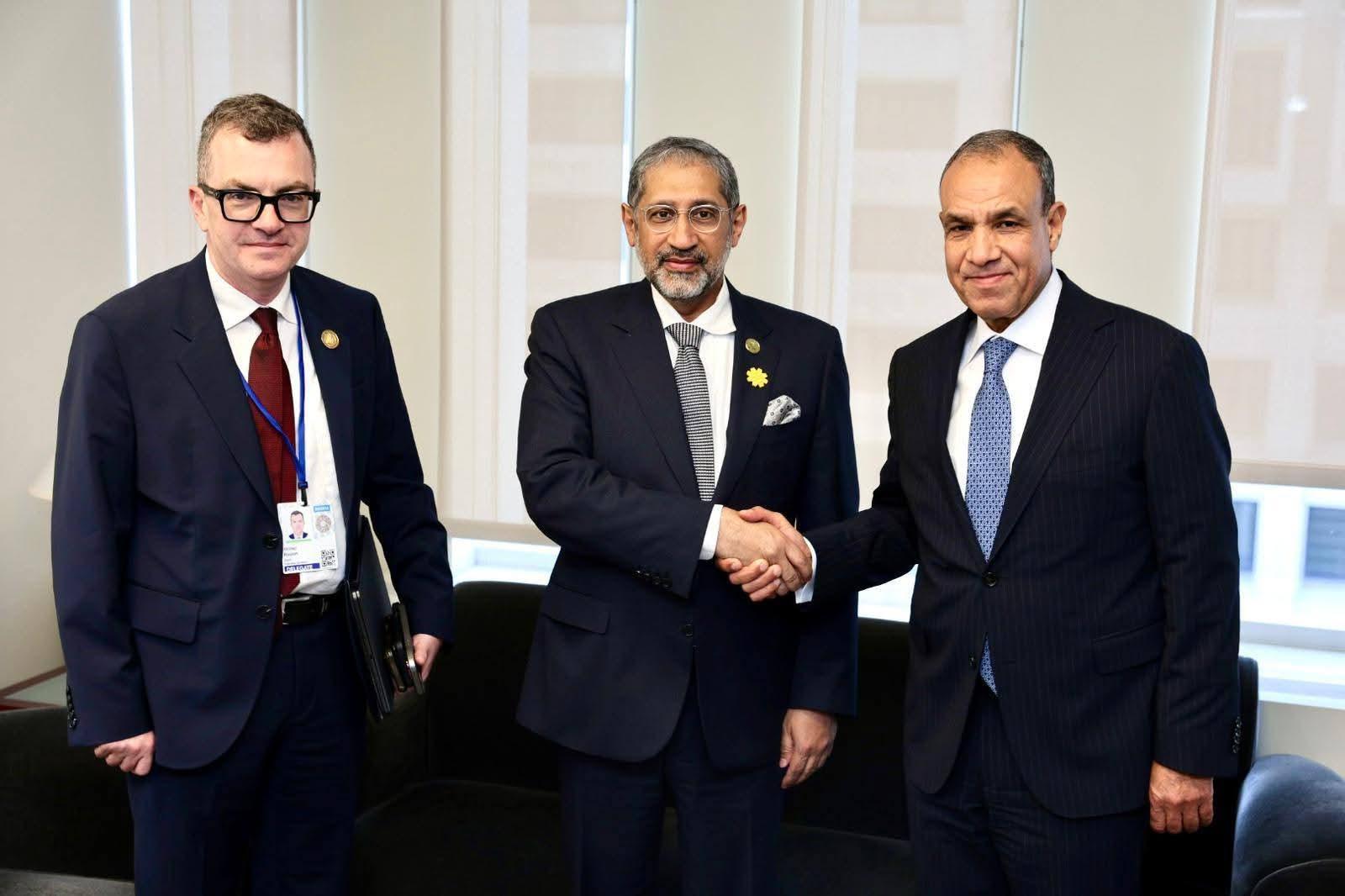 وزير الخارجية يلتقي رئيس المصرف العربي للتنمية الاقتصادية في أفريقيا