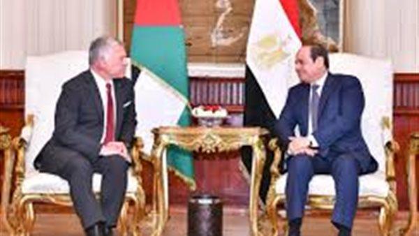 الرئيس السيسي وملك الأردن يجددان رفضهما للانتهاكات والممارسات التعسفية ضد الشعب الفلسطيني
