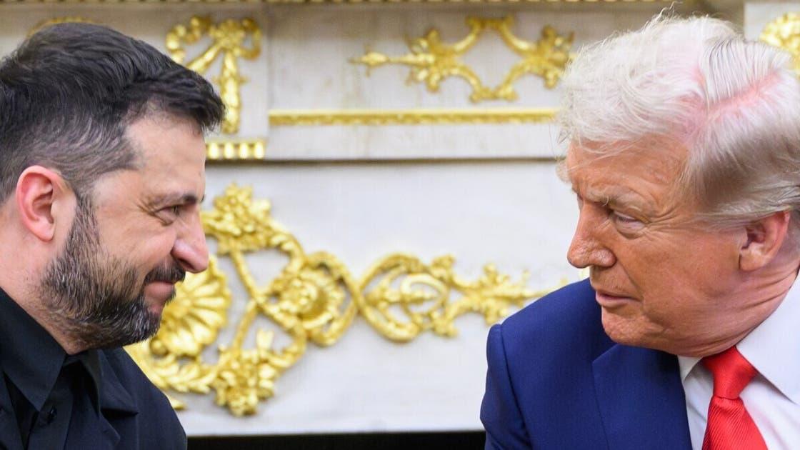 فولوديمير زيلينسكي يتحدث مع دونالد ترامب بشأن المفاوضات المقبلة الرامية إلى إنهاء الحرب الروسية