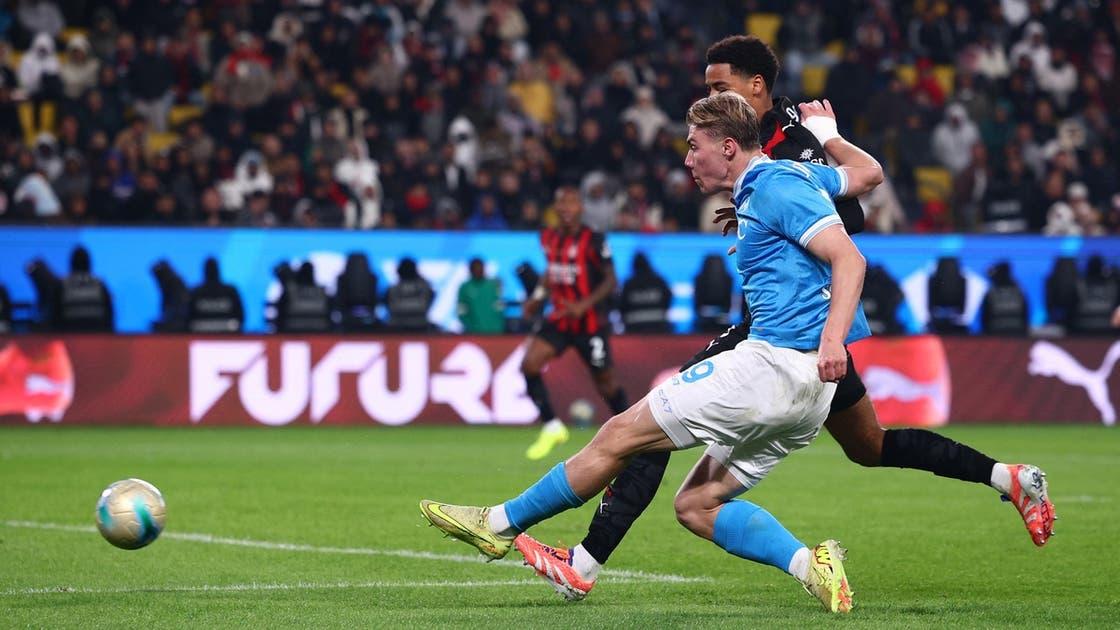 نابولي يثأر من ميلان 2-صفرويتأهل لنهائي كأس السوبر الإيطالية