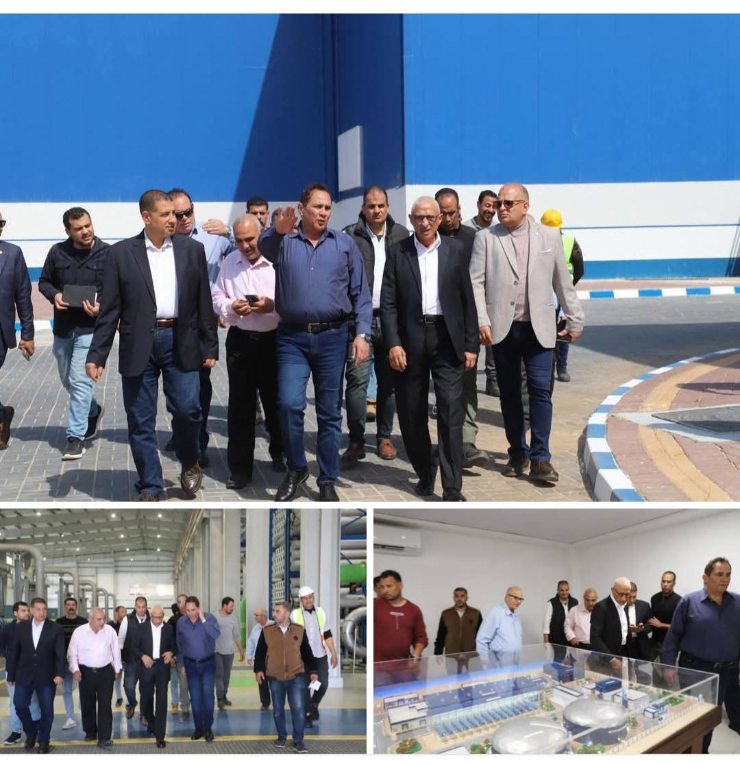 محافظ شمال سيناء يتفقد محطة مياه الكيلو 17 بالعريش.