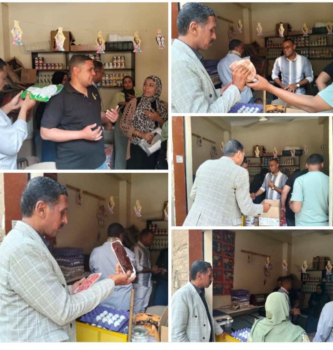 حملة تفتيشية لمتابعة صلاحية السلع واللحوم بمركز قوص