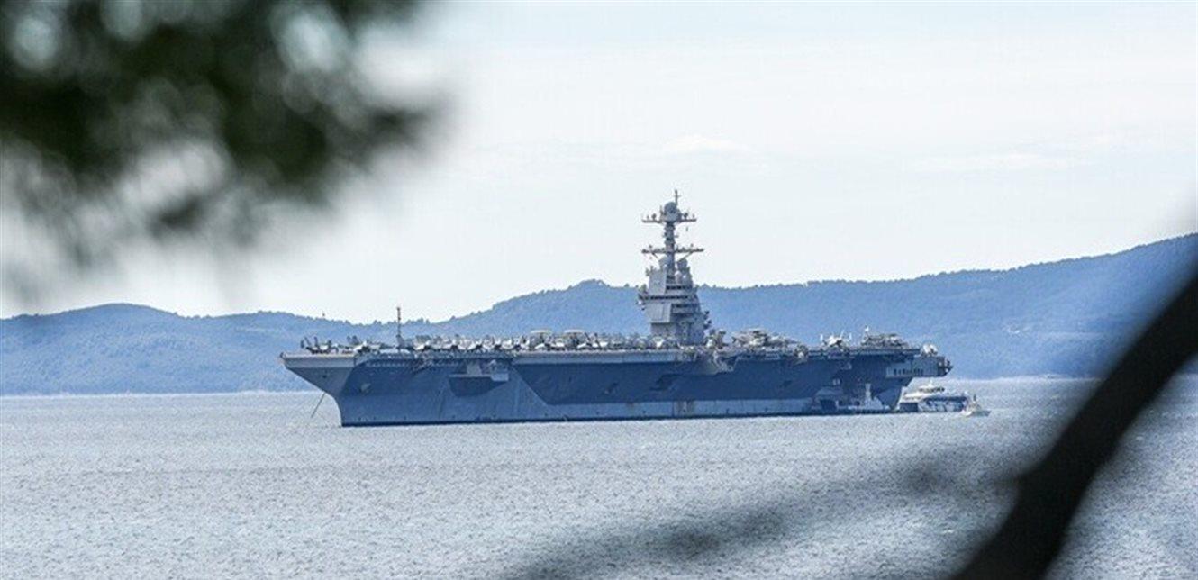 عودة حاملة الطائرات الأميركية يو إس إس جيرالد فورد إلى الشرق الأوسط برفقة مدمرتين
