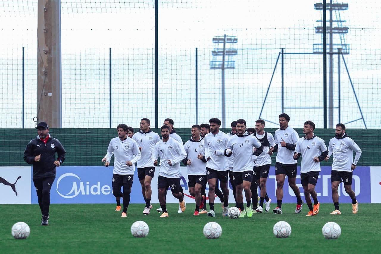 منتخب مصر يبدأ استعداداته لمواجهة أنجولا في كأس أمم أفريقيا بالمغرب