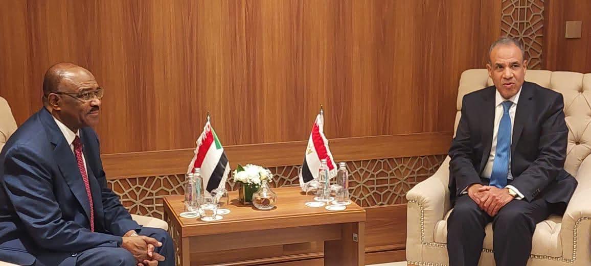 وزير الخارجية يلتقي بنظيره السوداني