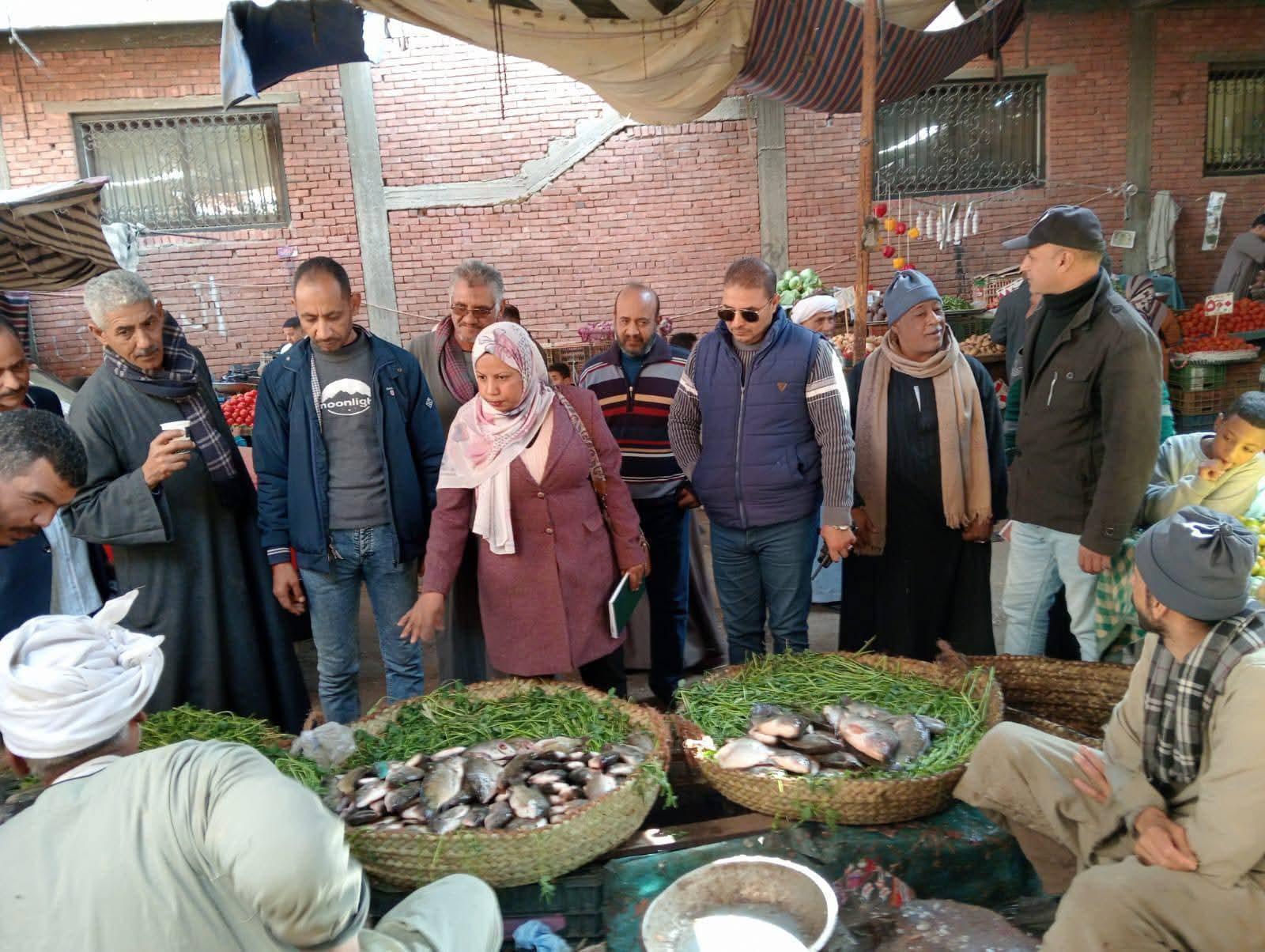 محافظ قنا: حملات تموينية مكثفة تضبط 61 مخالفة متنوعة