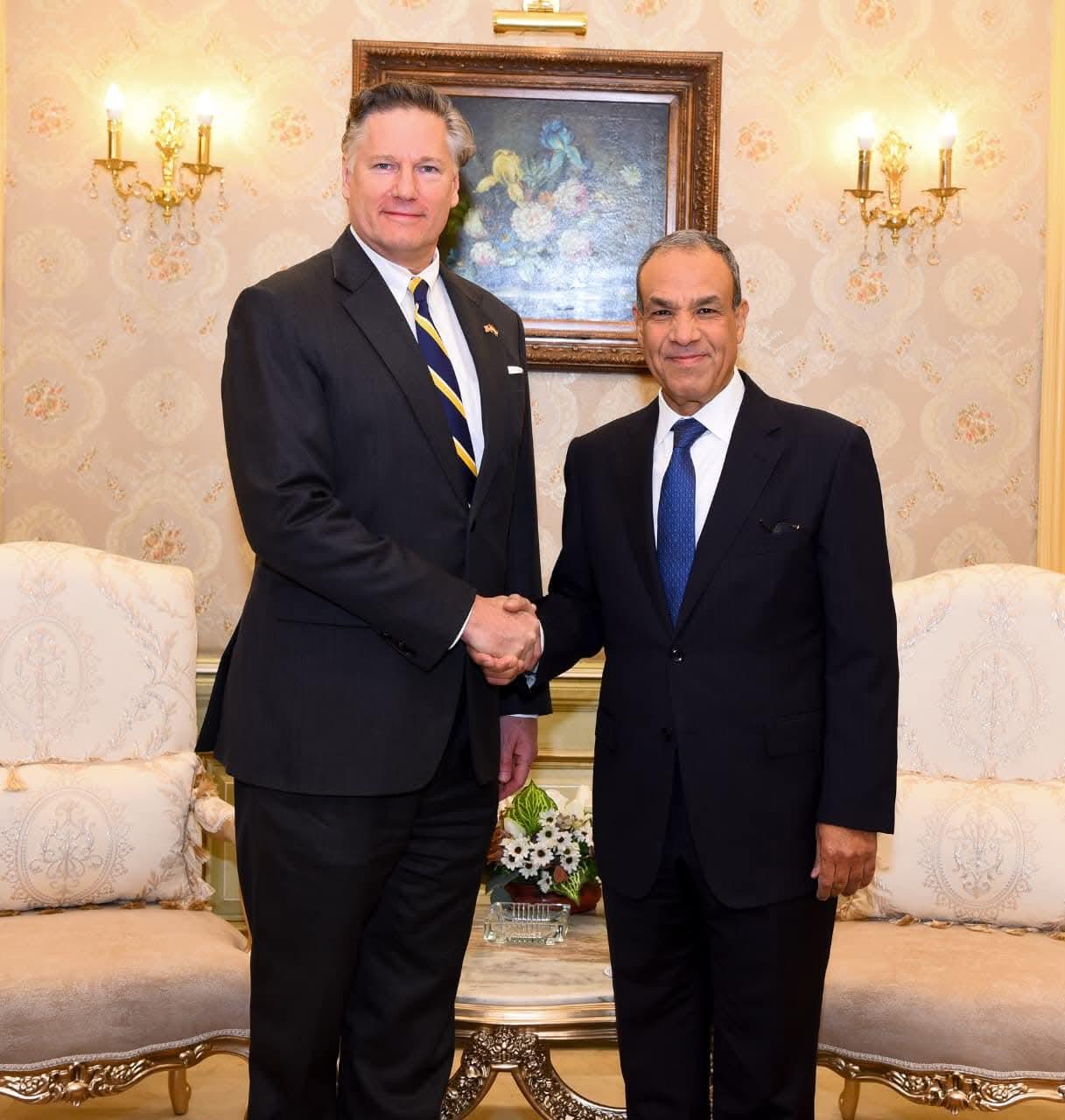 وزير الخارجية يستقبل نائب وزير الخارجية الامريكى لبحث الشراكة الاستراتيجية بين البلدين ومستجدات القضايا الإقليمية