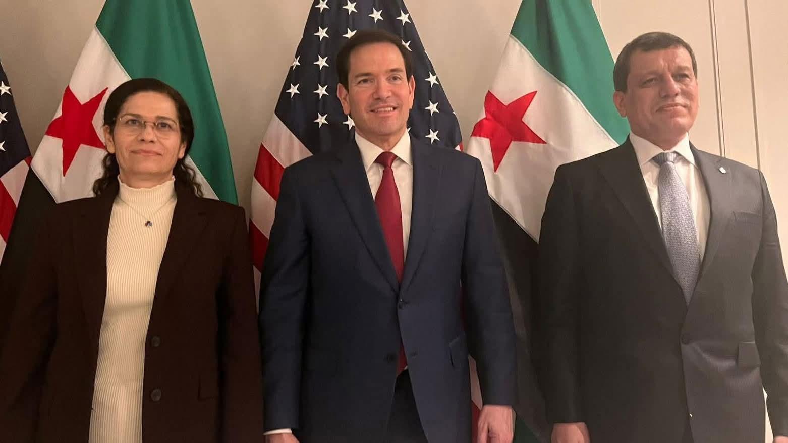 مظلوم عبدي يكشف تفاصيل اجتماعه بوزيري الخارجية الأميركي ماركو روبيو، والسوري أسعد الشيباني