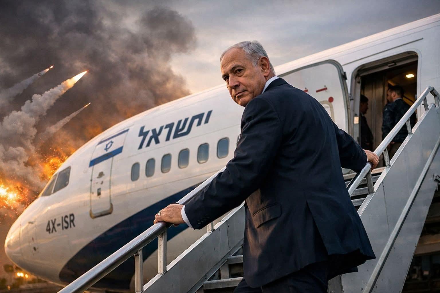 أنباء عن مغادرة نتنياهو إسرائيل