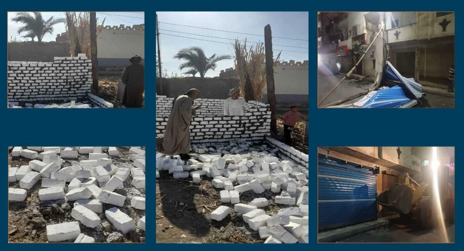 محافظ قنا: حملات رقابية مكثفة لضبط التعديات خلال عيد الفطر.. وإزالة 20 حالة مخالفة بمراكز المحافظة