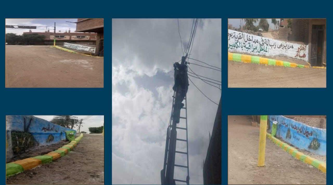 حملة تجميل وإنارة بقرى نجع حمادي ضمن مبادرة "شبابها يقدر يغير"