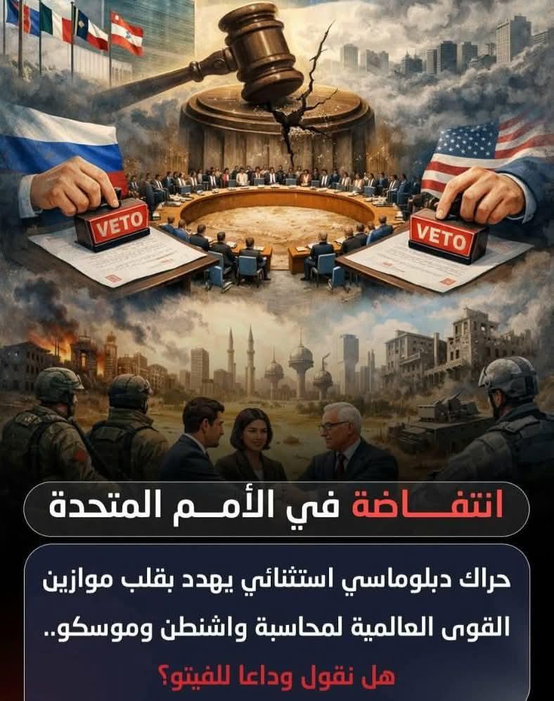 انتفاضة فى الأمم المتحدة وحراك دبلوماسي يهدد بقلب ألقوى ومحاسبة أمريكا وروسيا