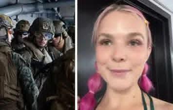 راقصة استعراضية تكشف أسرار جنود أمريكيون تم تجهيزهم لدخول إيران برياًيصرفون ببذخ وخائفون من الموت