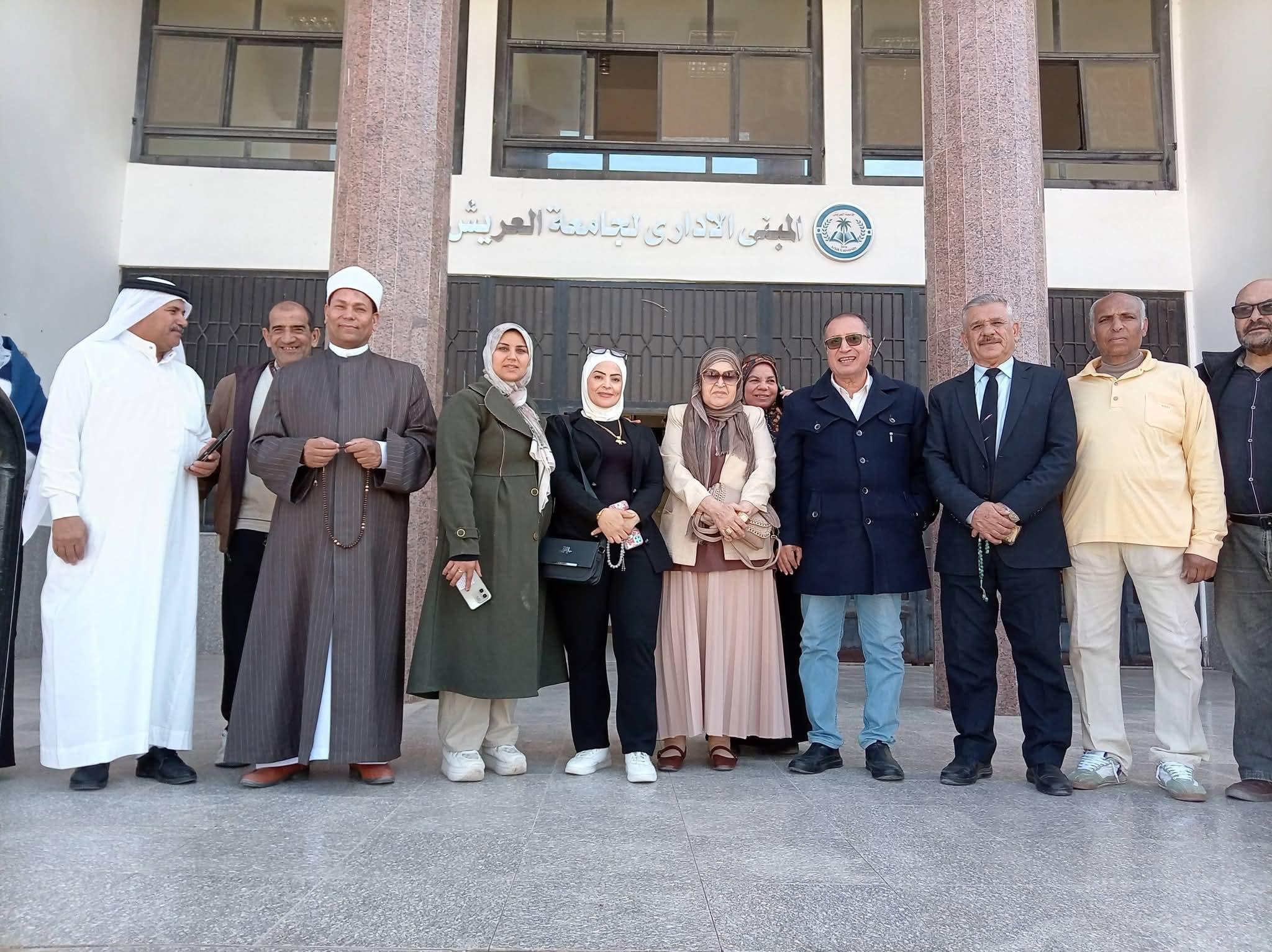 حمله دعم الرئيس تهنئ رئيس جامعه العريش بمناسبه توليه رئاسه الجامعه وتفتح سائر الملفات.