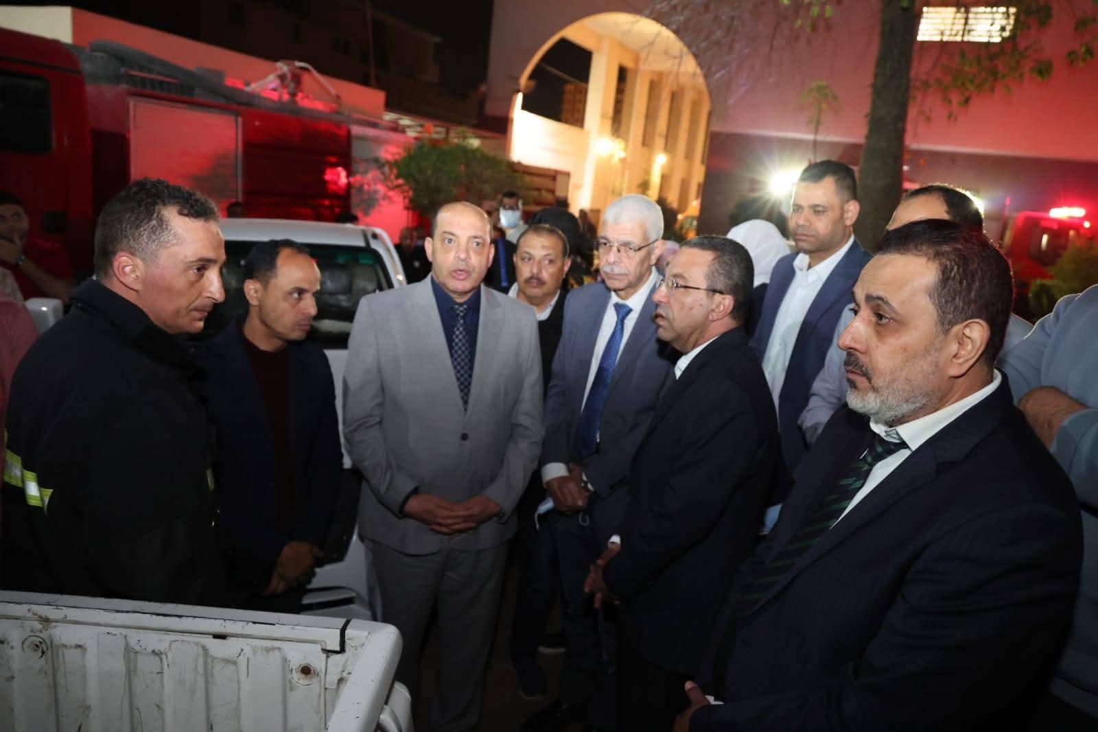 السيطرة على حريق بمخزن مستلزمات طبية بمعهد الكبد القومى