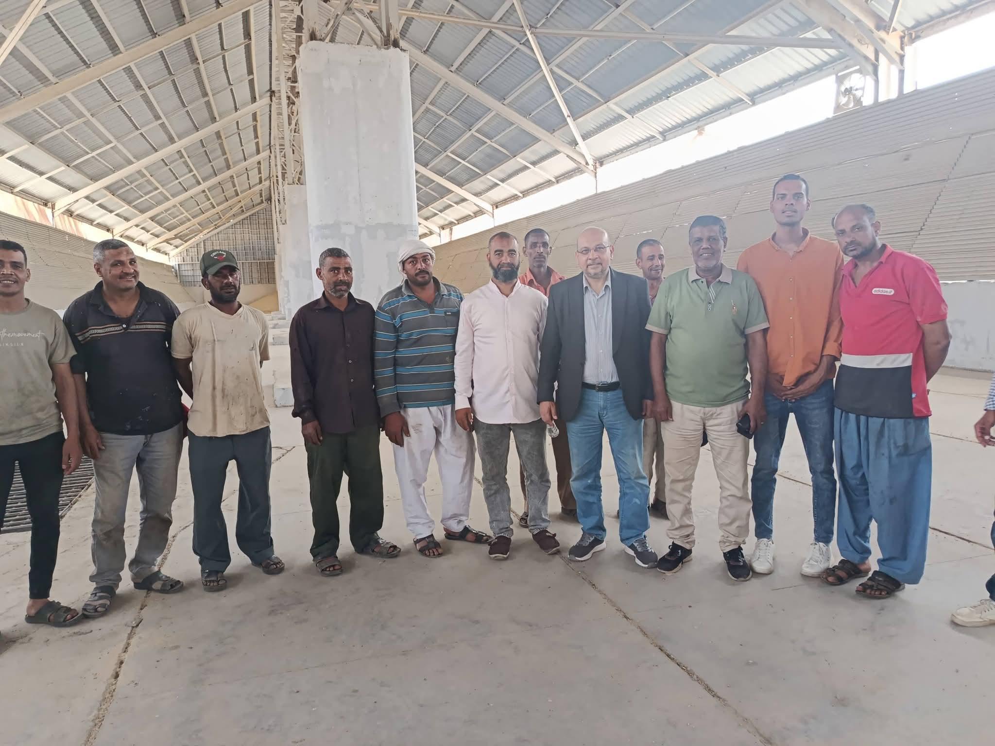 ضمن جولاته التفقديه رئيس القطاع الفني بشركه مطاحن مصر العليا في جوله تفقديه اليوم لمواقع استلام القمح المحلي موسم 2026 بموقع مطاحن قوص