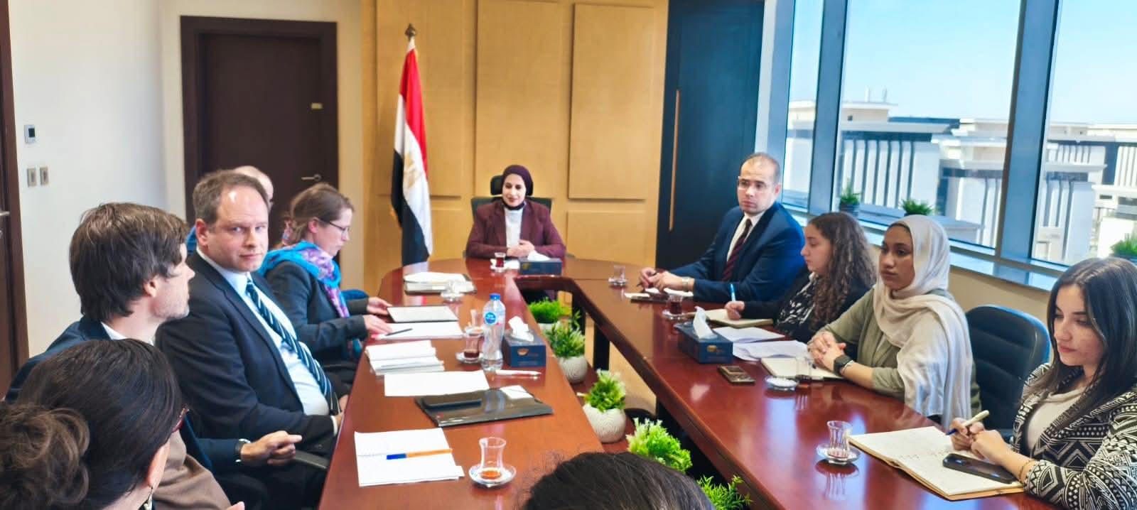 نائبة وزير الخارجية تستقبل بعثة رفيعة المستوى من المفوضية الأوروبية وممثلين عن وزارة التعاون الاقتصادي والتنمية الألمانية