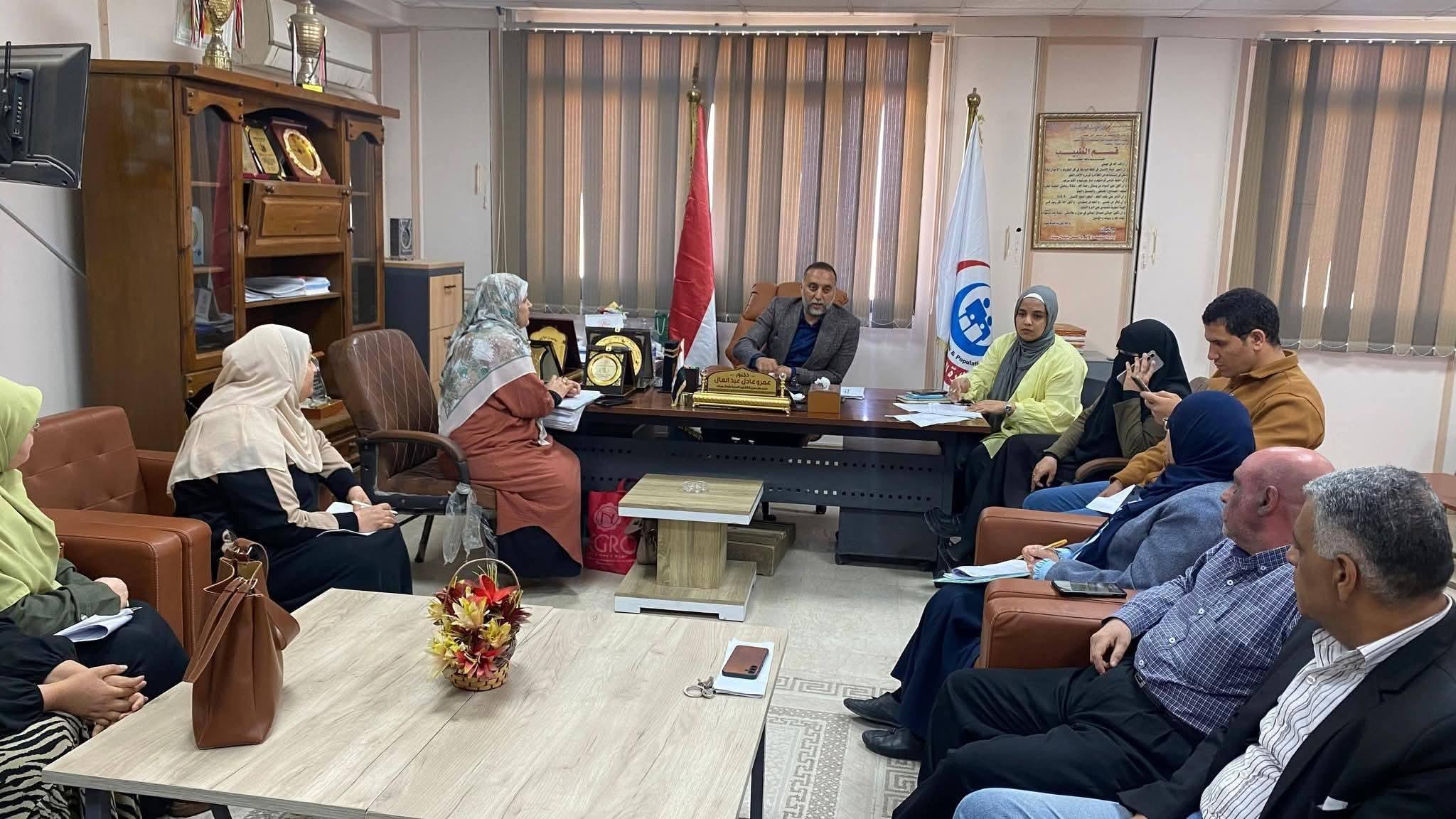 وكيل صحة سيناء يعقد اجتماعًا لتحسين مؤشرات اداء تنمية الأسرة بالخطة العاجلة