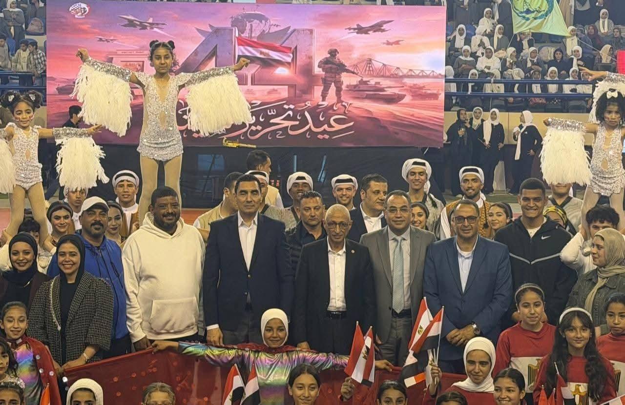 بحضور وزير الشباب والرياضة ومحافظ شمال سيناء.. رئيس جامعة اولعريش يؤكد: سيناء ستظل رمزًا للفخر والتنمية والإرادة الوطنية