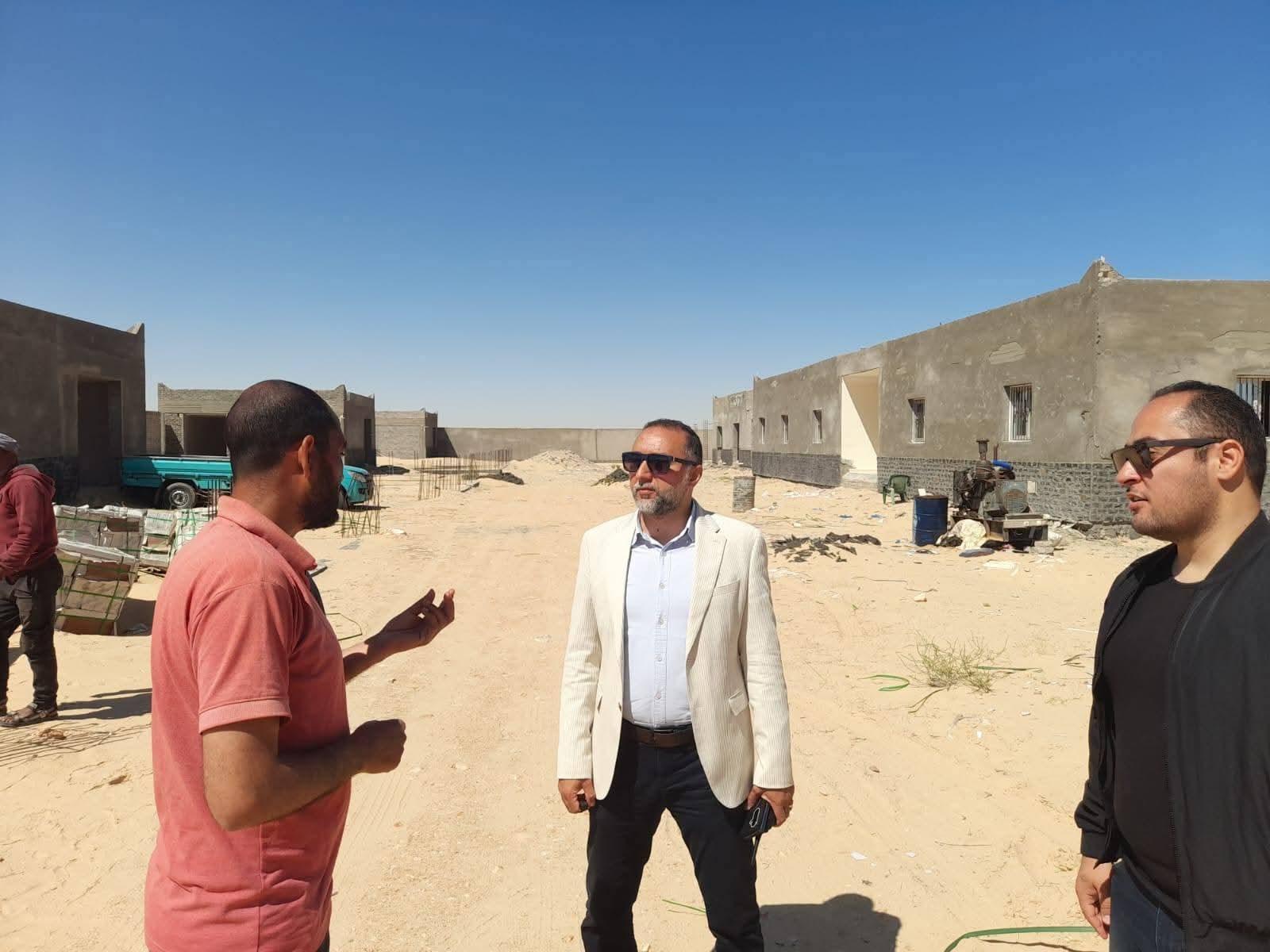 وكيل وزارة الصحة بشمال سيناء يتفقد مجمع محارق الكيلو 17 الجديد ويتابع معدلات الإنجاز للأعمال الإنشائية