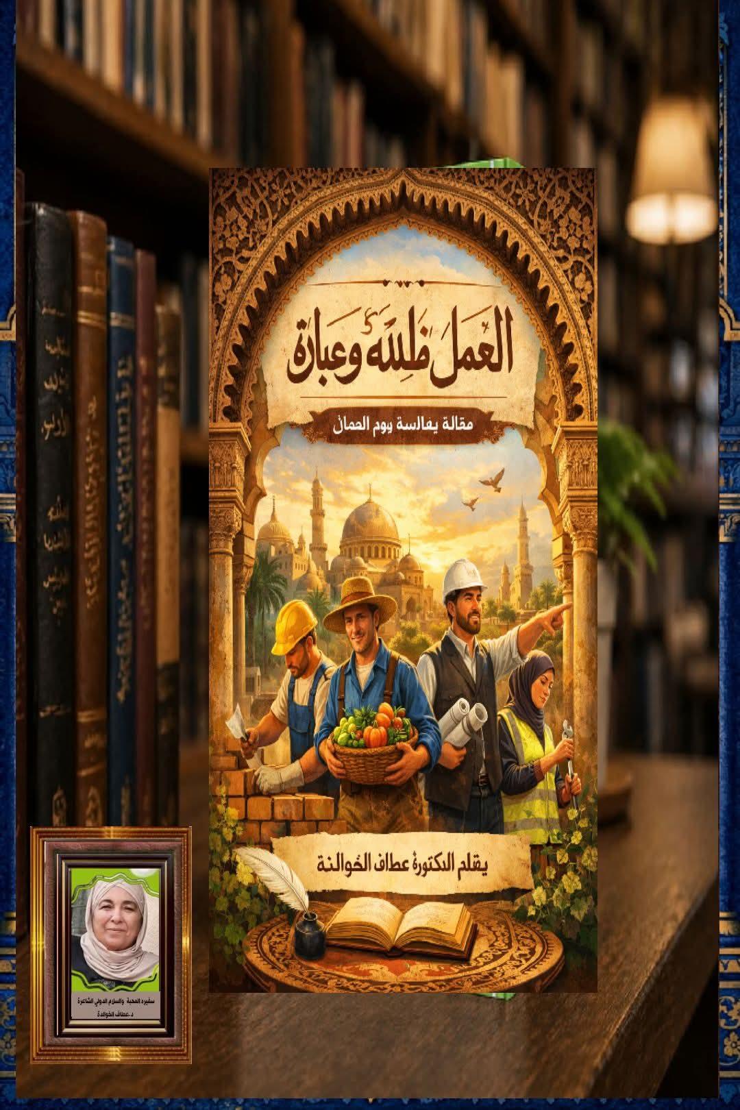 الشاعرة د.عطاف الخوالدة تكتب إلى عمالِ العالم…