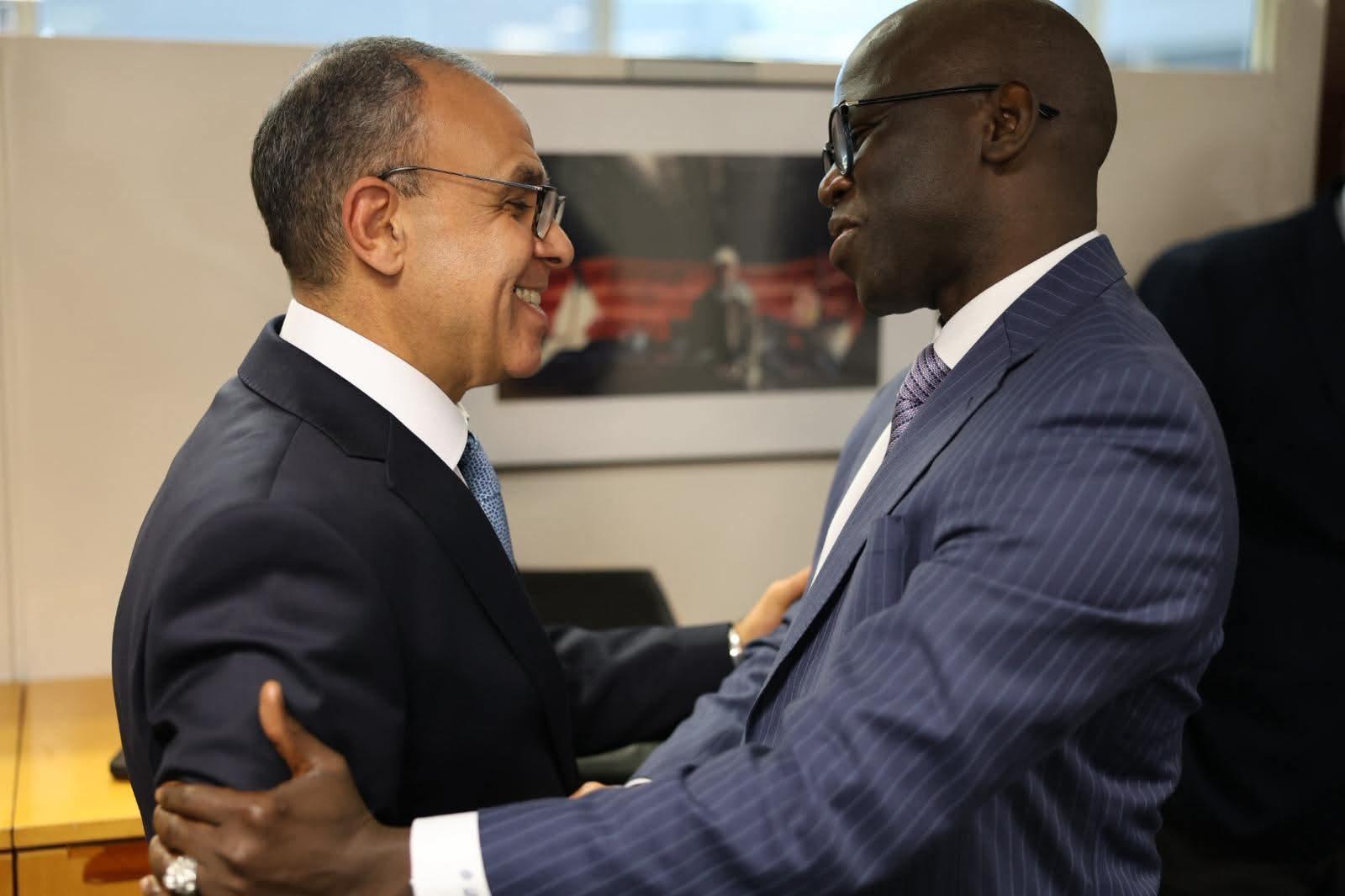 وزير الخارجية يلتقي نائب رئيس البنك الدولي لمنطقة الشرق الأوسط