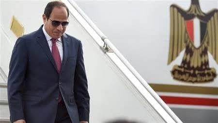 الرئيس عبد الفتاح السيسي، يعود بسلامة الله، إلى أرض الوطن