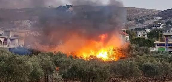 تجدد الغارات الإسرائيلية على جرود محافظة بعلبك شمال شرق لبنان